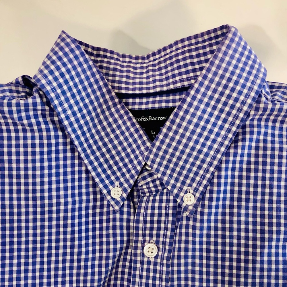 Last Call - Croft & Barrow Men’s Short Sleeved Button Down Dress Shirt